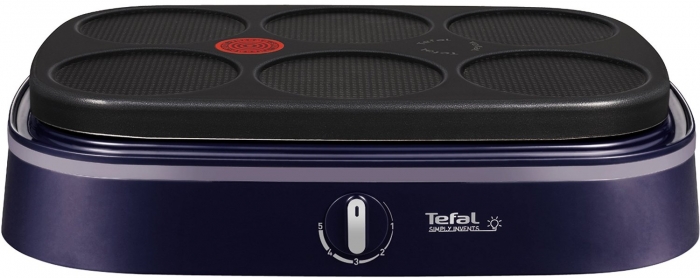 TEFAL PY604612 Crêpière électrique Crep'Party Dual - Bleu indigo -  Cdiscount Electroménager