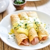 crêpe salé - Recette Crêpe herbe sauce Hollandaise