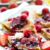 crêpe sucré - Recette Crêpe Fromage crème Fruits Rouges