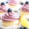 cupcake - Recette Cupcake Citron Glaçage Bleuet