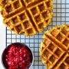 gaufre salé - Recette Gaufre avec un restant de Farce