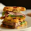 gaufre salé - Recette gaufre Sandwich Paleo