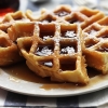 gaufre sucré - Gaufres à la crème Allemande moelleuse et riche