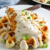 gaufre salé - Recette Gaufre Poulet Tasty Sauce Blanche